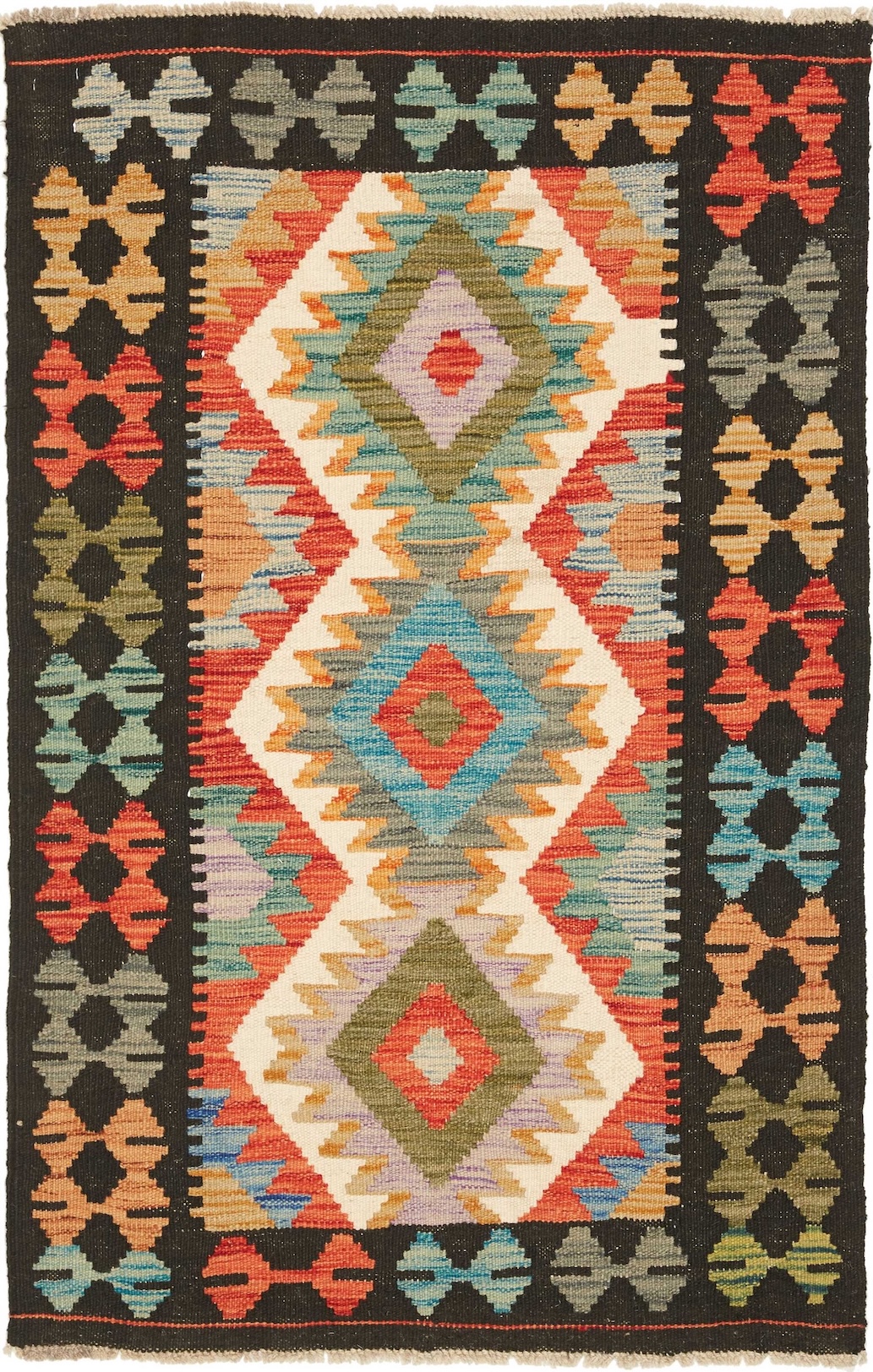 Kelim-Afghanistan Größe: 1,29mx0,82m